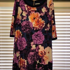 Super fun Eliza J floral print dress!